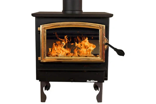 Model 21-Non Catalytic wood Stove with Gold Door