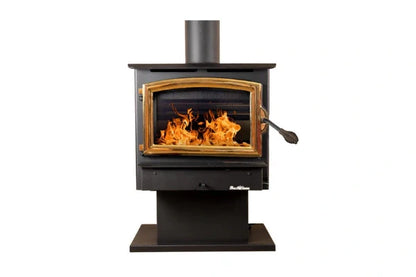 Model 21-Non Catalytic wood Stove with Gold Door