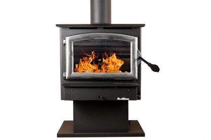21-Non Catalytic wood stove with Pewter Door