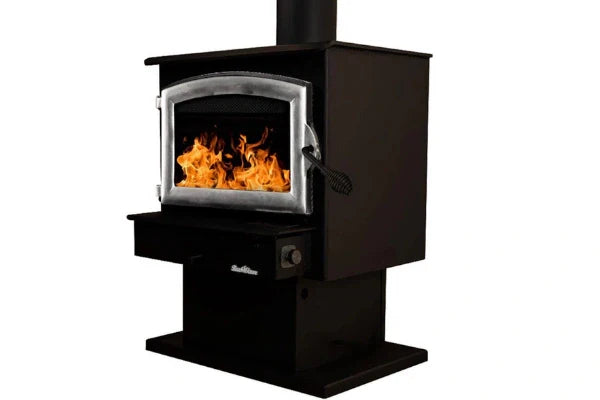 21-Non Catalytic wood stove with Pewter Door