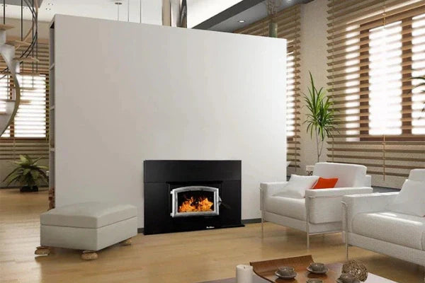 21-Non Catalytic wood stove with Pewter Door