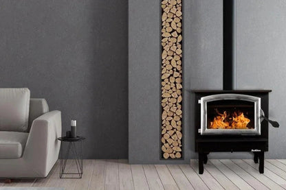 74 Non Catalytic wood Stove with Pewter Door