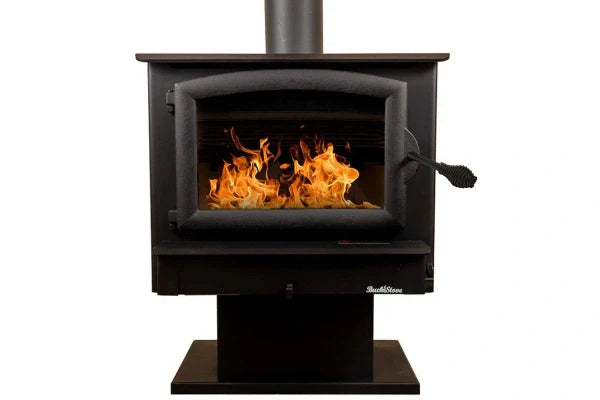74 Non Catalytic wood Stove with Black Door
