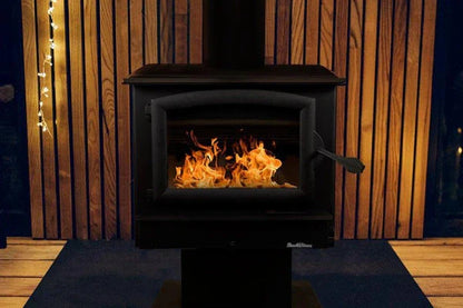 74 Non Catalytic wood Stove with Black Door