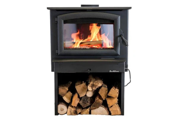 74 Non Catalytic wood Stove with Black Door