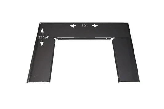 Buck Stove Black Oversized Trim Kit For Model 81 Stoves