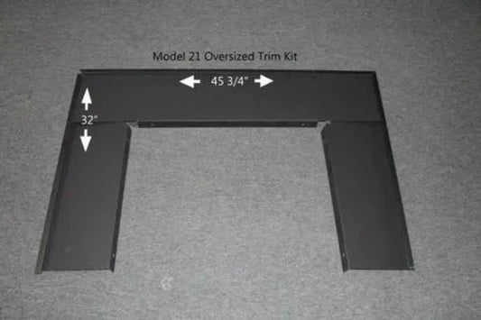 Buck Stove Black Oversized Trim Kit For Model 21 Stoves