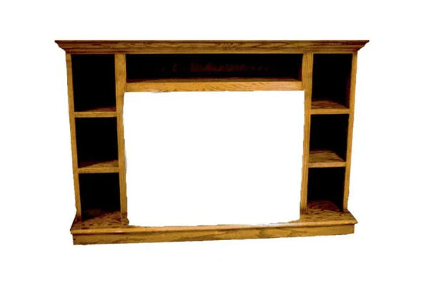 Dark Oak Prestige Bookcase Mantel
