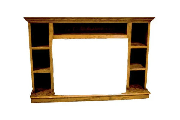 Dark Oak Prestige Bookcase Mantel
