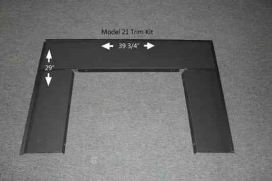 Buck Stove Black Standard Trim Kit For Model 21 Stoves