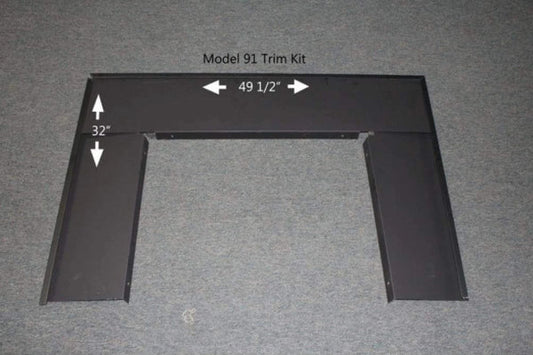 Buck Stove Black Standard Trim Kit For Model 91 Stoves