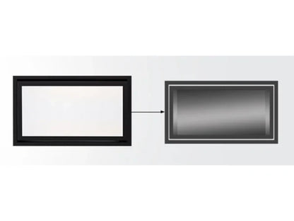 Majestic Pewter Clean Face Trim for Echelon II 60" Gas Fireplace