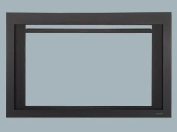 Majestic Black Clean Screen Front for Jasper, Ruby and Trilliant 25" Gas Fireplace Inserts