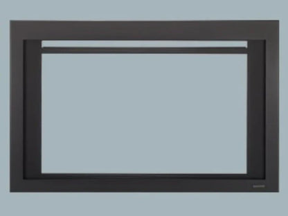 Majestic Black Clean Screen Front for Jasper, Ruby and Trilliant 35" Gas Fireplace Inserts