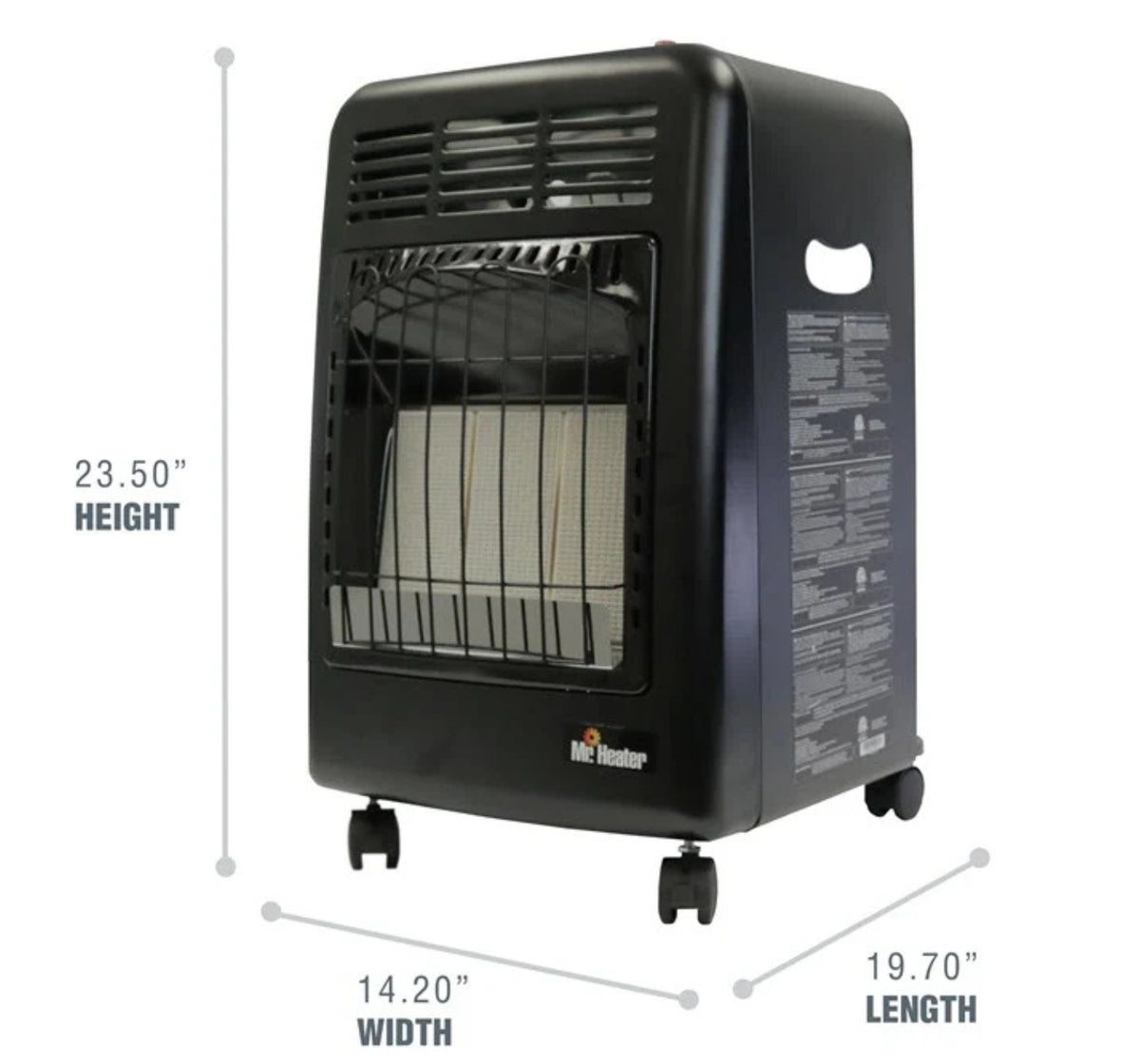 Mr. Heater 18,000 BTU Portable Propane Cabinet Heater for Job Sites and Outdoor Use
