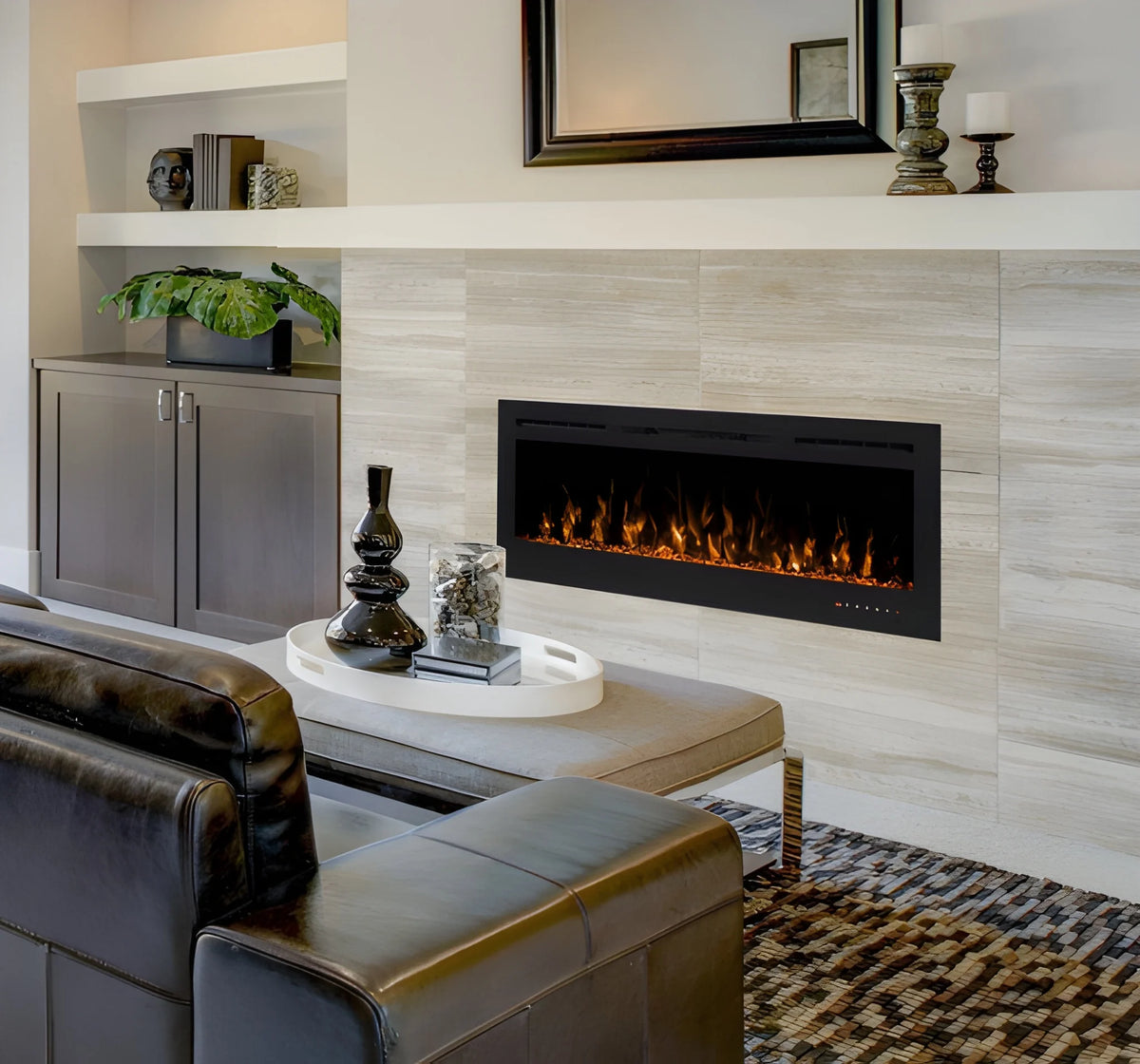 Modern Flames Challenger 60" Built-in Linear Electric Fireplace