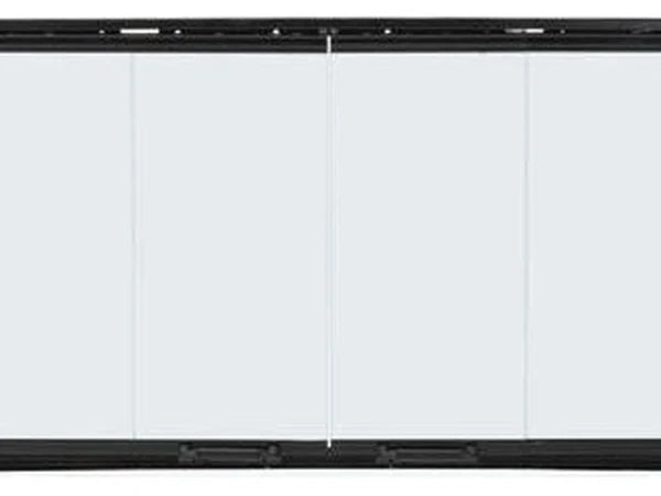 Majestic Original Bi-Fold Glass Doors with Black Trim for Royalton and Reveal 42" Fireplaces