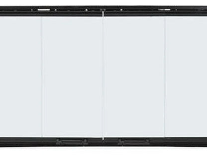 Majestic Original Bi-Fold Glass Doors with Black Trim for Royalton and Reveal 42" Fireplaces