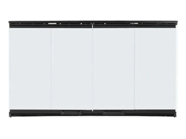 Majestic Original Bi-Fold Glass Doors with Stainless Steel Trim for Sovereign 42" Wood Burning Fireplace