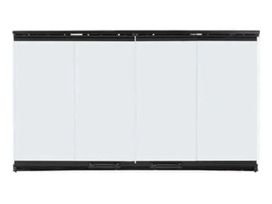Majestic Original Bi-Fold Glass Doors with Stainless Steel Trim for Sovereign 42" Wood Burning Fireplace
