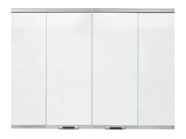 Heatilator DM6036-S 36" Stainless Steel Bi-Fold Glass Doors for Cottagewood 36" Wood Burning Fireplace