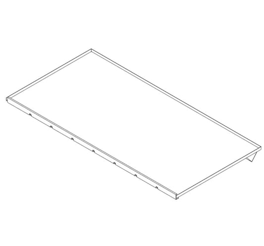 Superior 42" Drain Pan with 1" Stainless Decorative Face Ext. for WRE3042 Gas Fireplace