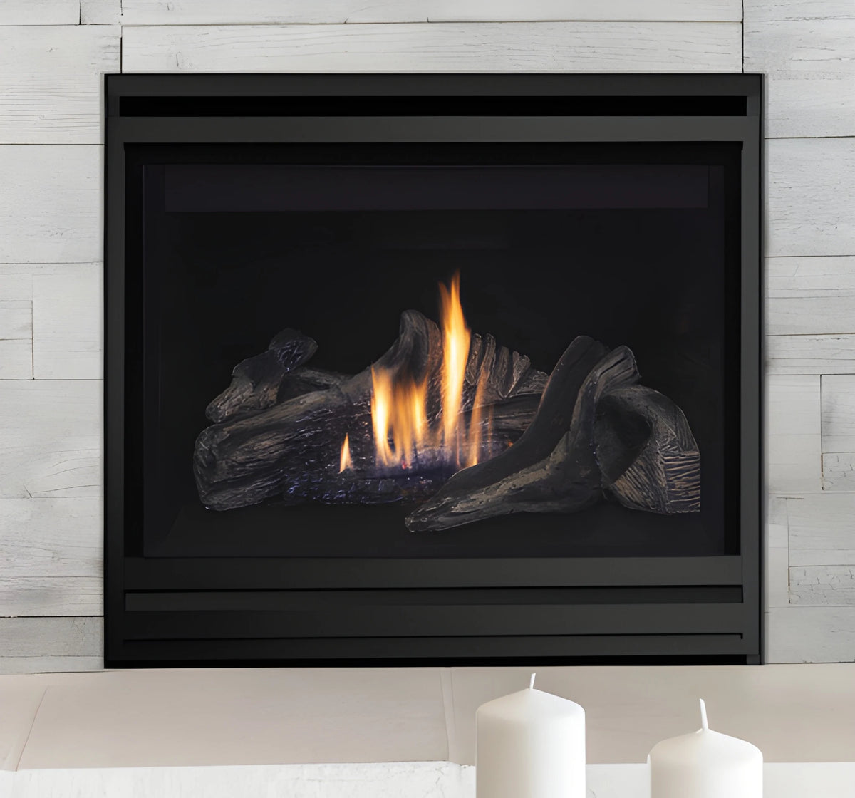 Superior DRC3045 45" Contemporary Direct Top/Rear Vent Natural Gas Fireplace with Electronic Ignition