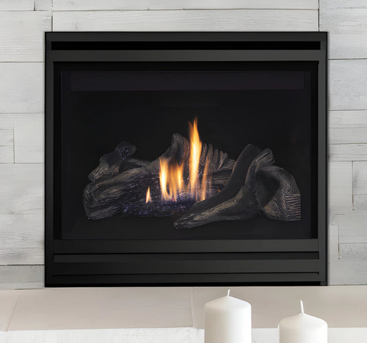 Superior DRC3045 45" Contemporary Direct Top/Rear Vent Natural Gas Fireplace with Electronic Ignition