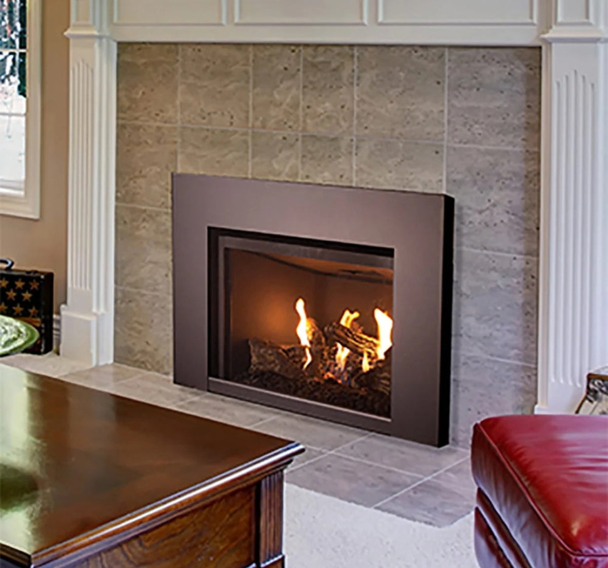 Superior Medium 3-Sided Full Front Facade for DRI2032 Gas Fireplace