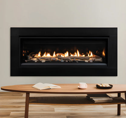 Superior DRL3555 55" Built-In Contemporary Direct Vent Gas Fireplace with Linear & Electronic Ignition