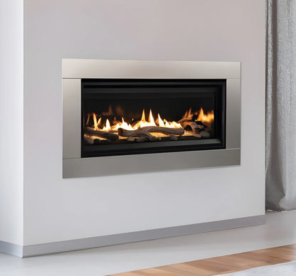 Superior DRL3555 55" Built-In Contemporary Direct Vent Gas Fireplace with Linear & Electronic Ignition