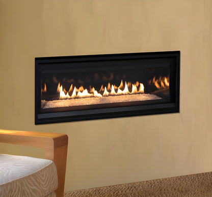Superior DRL3555 55" Built-In Contemporary Direct Vent Gas Fireplace with Linear & Electronic Ignition