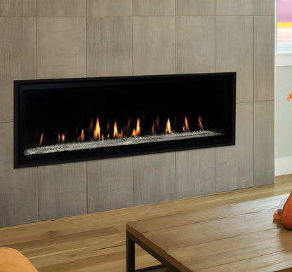 Superior DRL6048 48" Natural Gas Contemporary Direct Vent Fireplace with Linear, Lights & Electronic Ignition