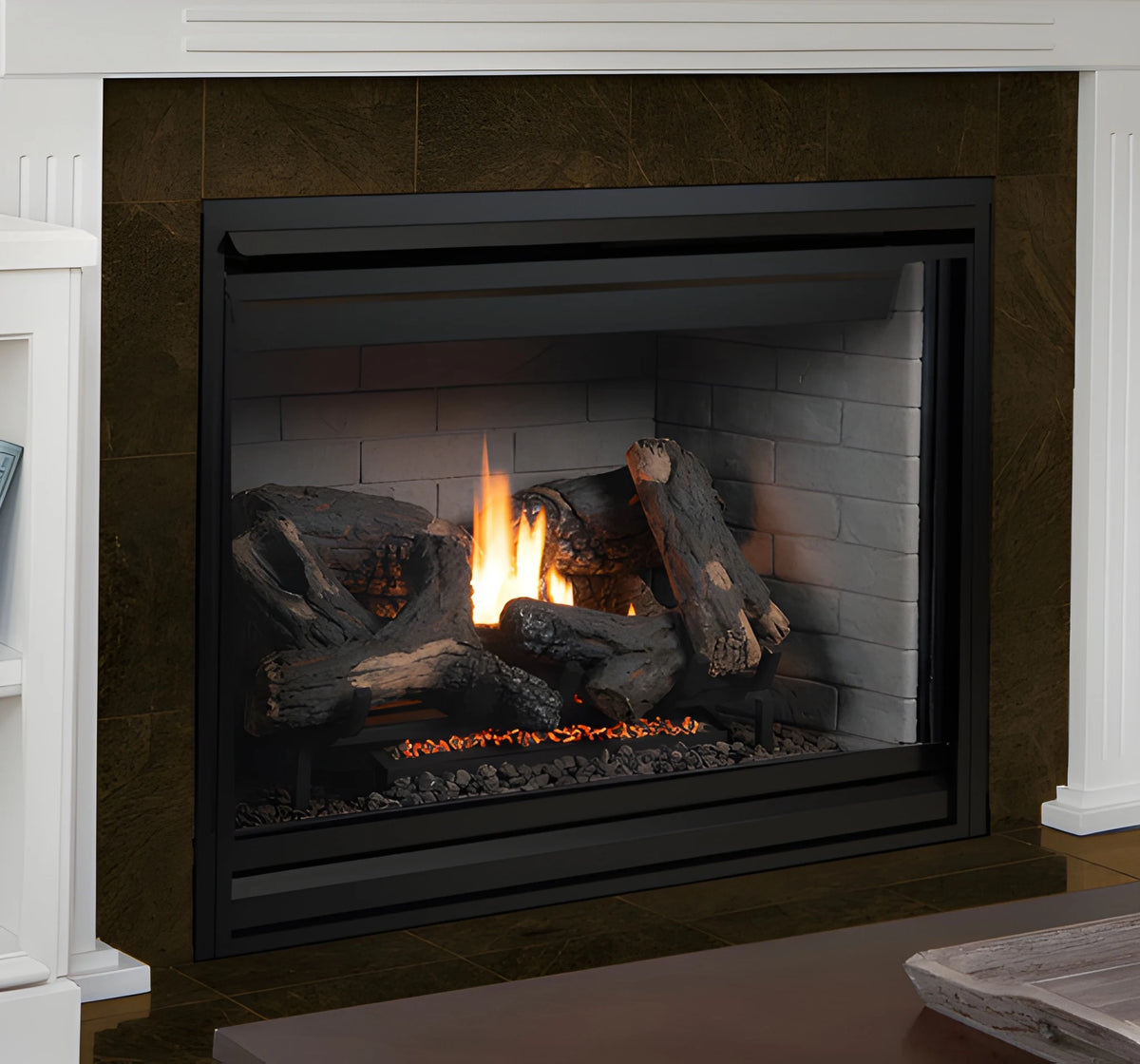 Superior DRT4040 40" Traditional Direct Top Vent Gas Fireplace with Electronic Ignition
