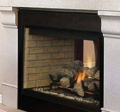 Superior DRT35ST 35" Natural Gas Traditional Direct Vent Gas Fireplace with See-Through & Electronic Ignition