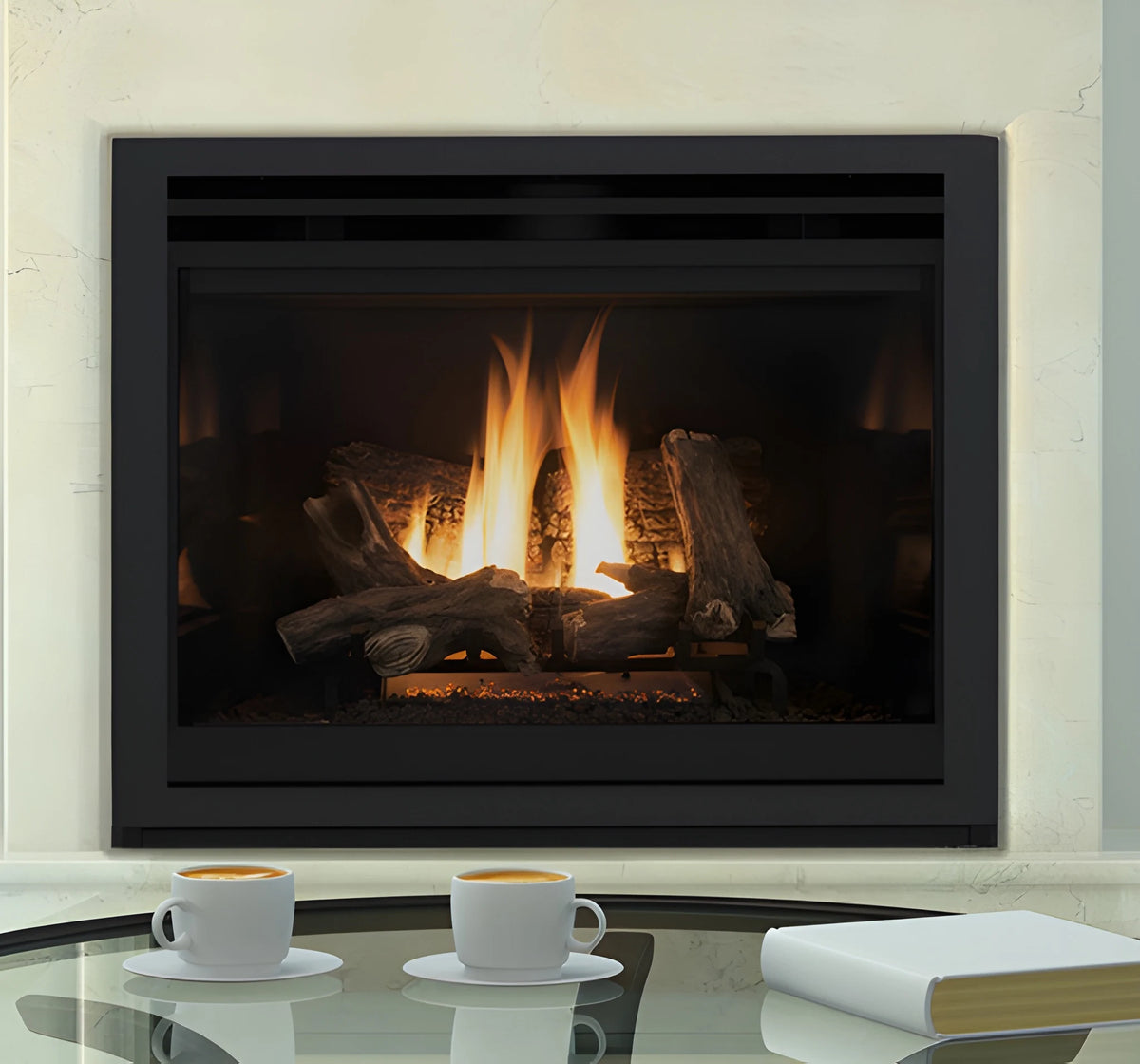 Superior DRT4245 45" Traditional Direct Top Vent Gas Fireplace with Electronic Ignition