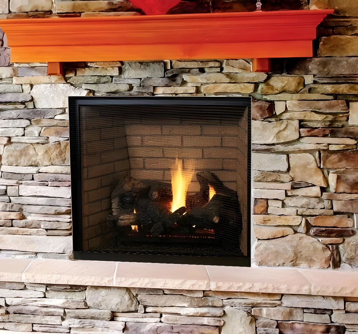 Superior DRT6345 45" Natural Gas Traditional Direct Vent Gas Fireplace with Electronic Ignition