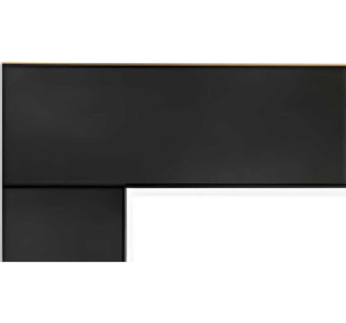 Superior Decorative Surround, Black Matte Facade for DRL2055, DRL3555 and VRL3055 Gas Fireplaces