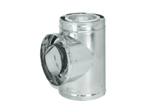 Majestic DuraPlus 8" Stainless Steel Tee with Cap