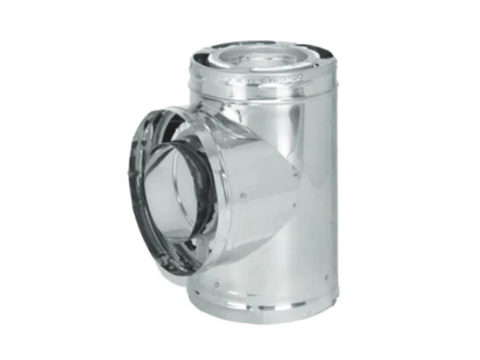 Majestic DuraPlus 8" Stainless Steel Tee with Cap