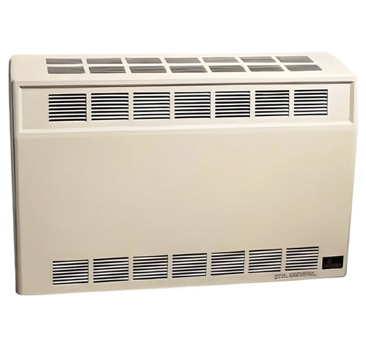 Empire Heater 35" Beige Millivolt With Thermostat Control Natural Gas Direct Vent Wall Furnace