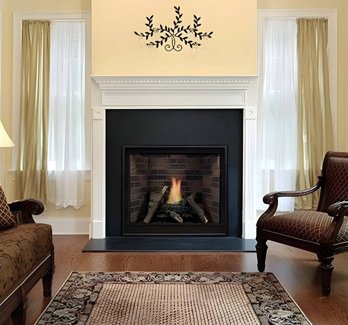 Empire Hearth Tahoe Clean-Face Premium 42" Direct Vent Gas Fireplace with On/Off Switch