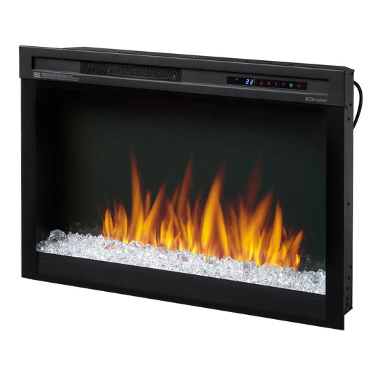 Dimplex Multi-Fire XHD 33" Plug-In Electric Firebox With Acrylic Ice Glass Media - XHD33G