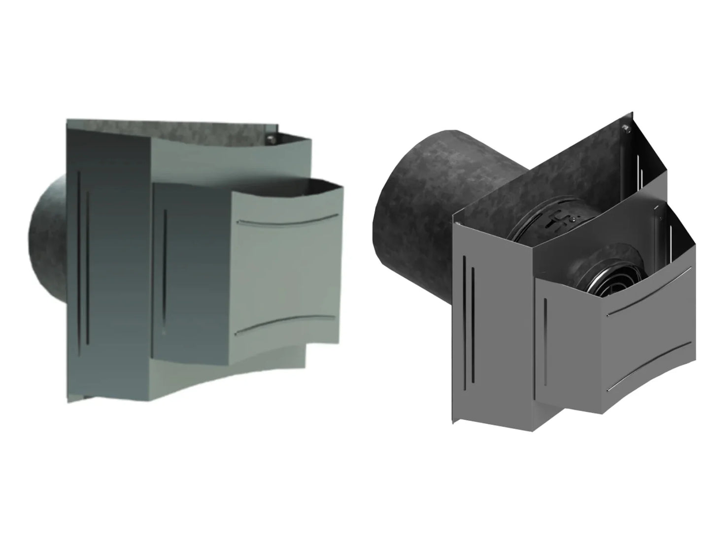 Square Horizontal H2 Termination Cap