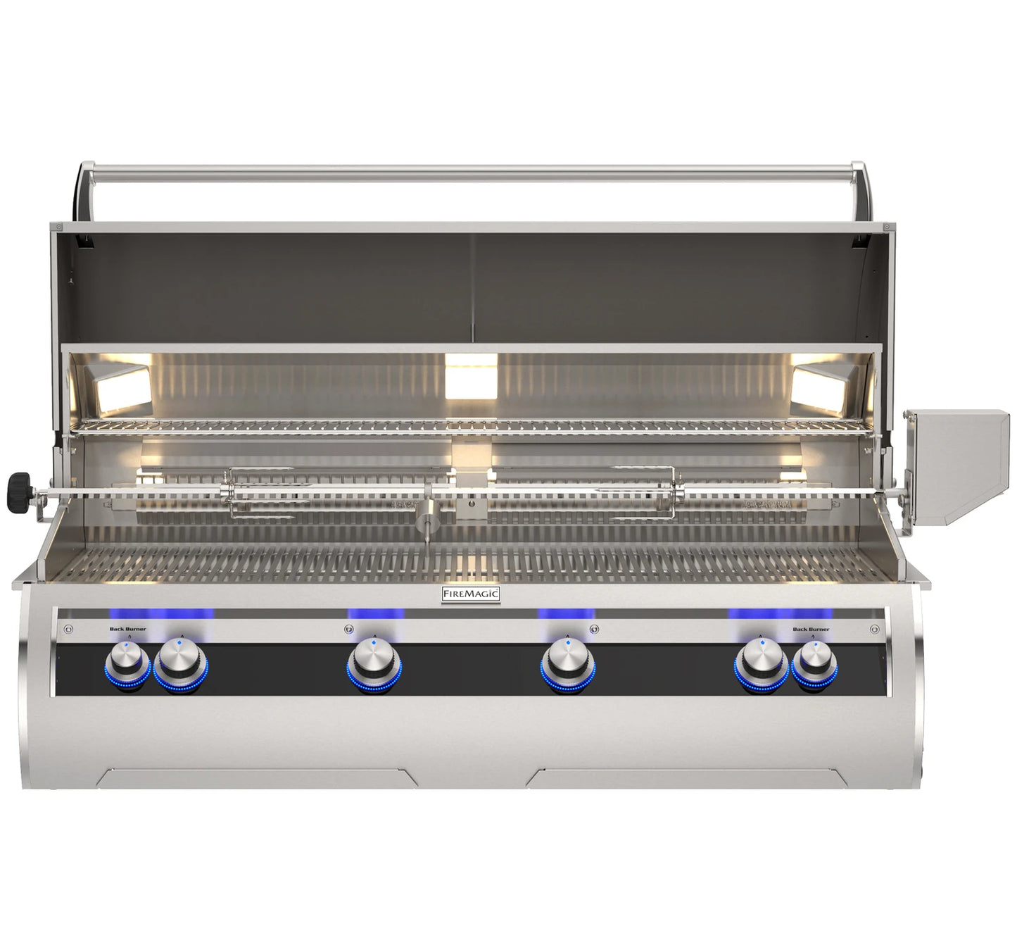 Fire Magic Echelon Diamond E1060i 52" Built-In Gas Grill With Rotisserie Kit, Analog Thermometer and Optional Magic View Window