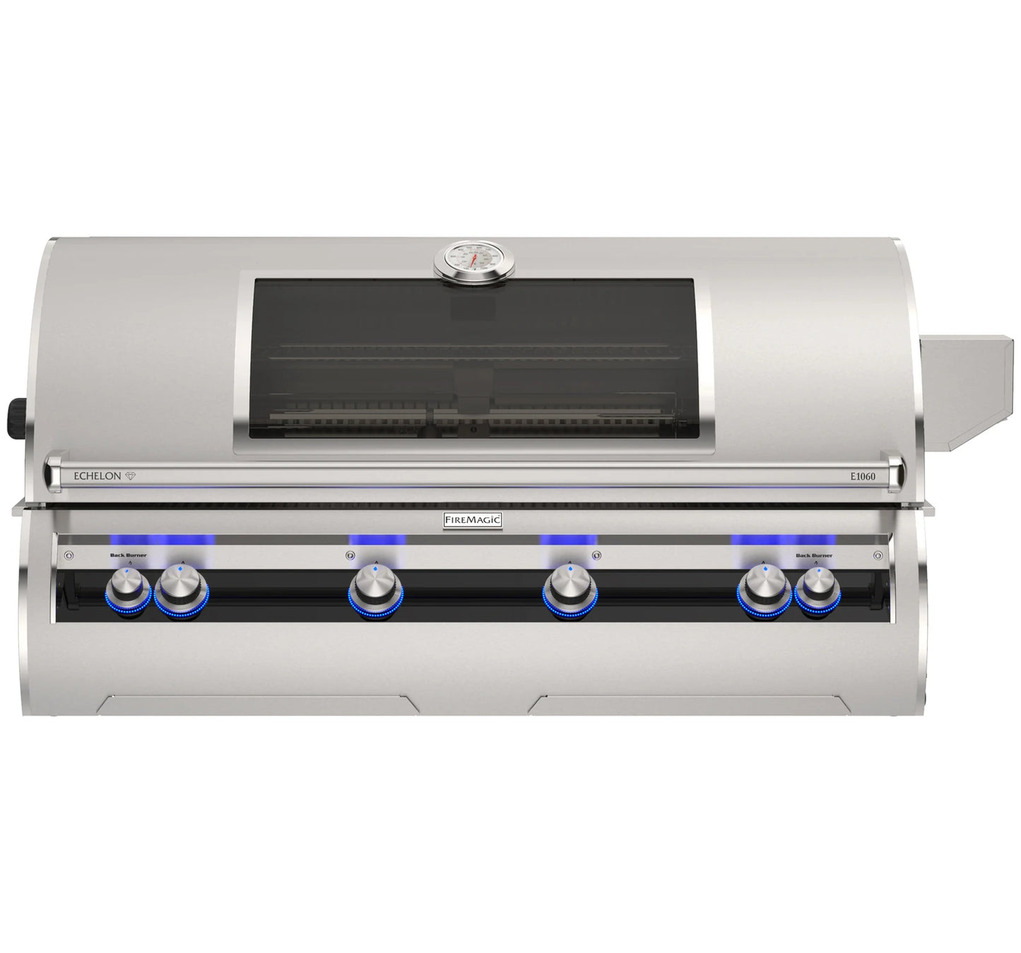 Fire Magic Echelon Diamond E1060i 52" Built-In Gas Grill With Rotisserie Kit, Analog Thermometer and Optional Magic View Window