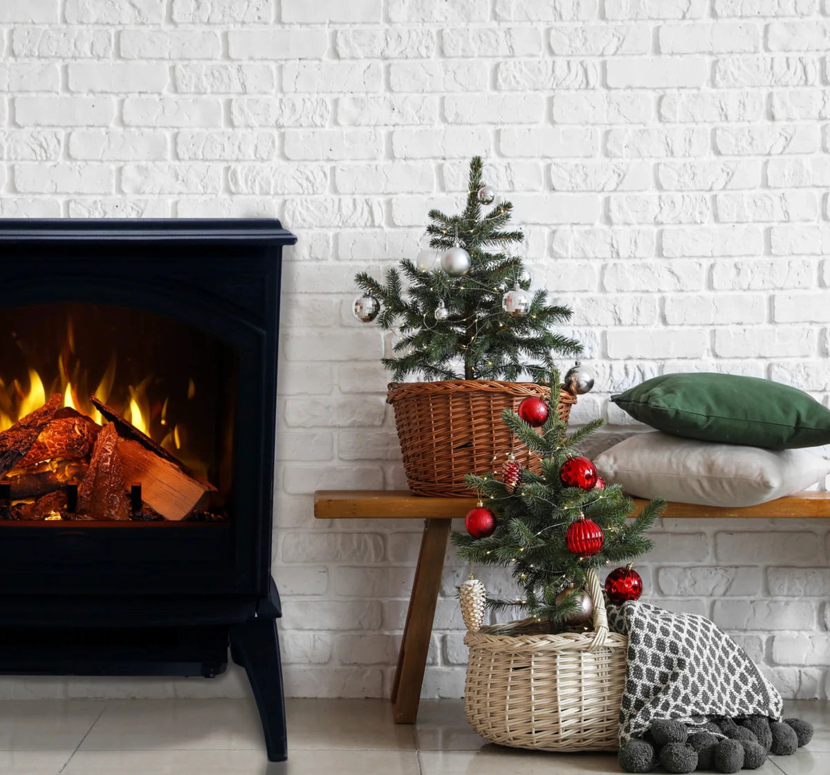 Amantii Lynwood 50-70 cm Freestanding Electric Cast Iron Stove