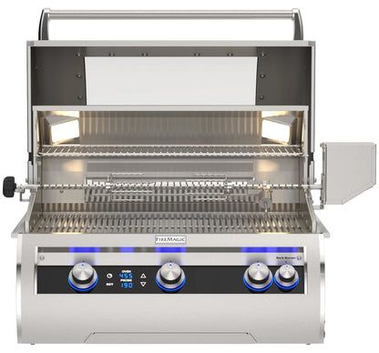 Fire Magic Echelon Diamond E660i 34" 3-Burner Built-In Gas Grill With Rotisserie Kit, Digital Thermometer and Optional Magic View Window