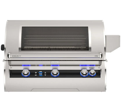 Fire Magic Echelon Diamond E790i 40" 3-Burner Built-In Gas Grill With Rotisserie Kit, Digital Thermometer and Optional Magic View Window