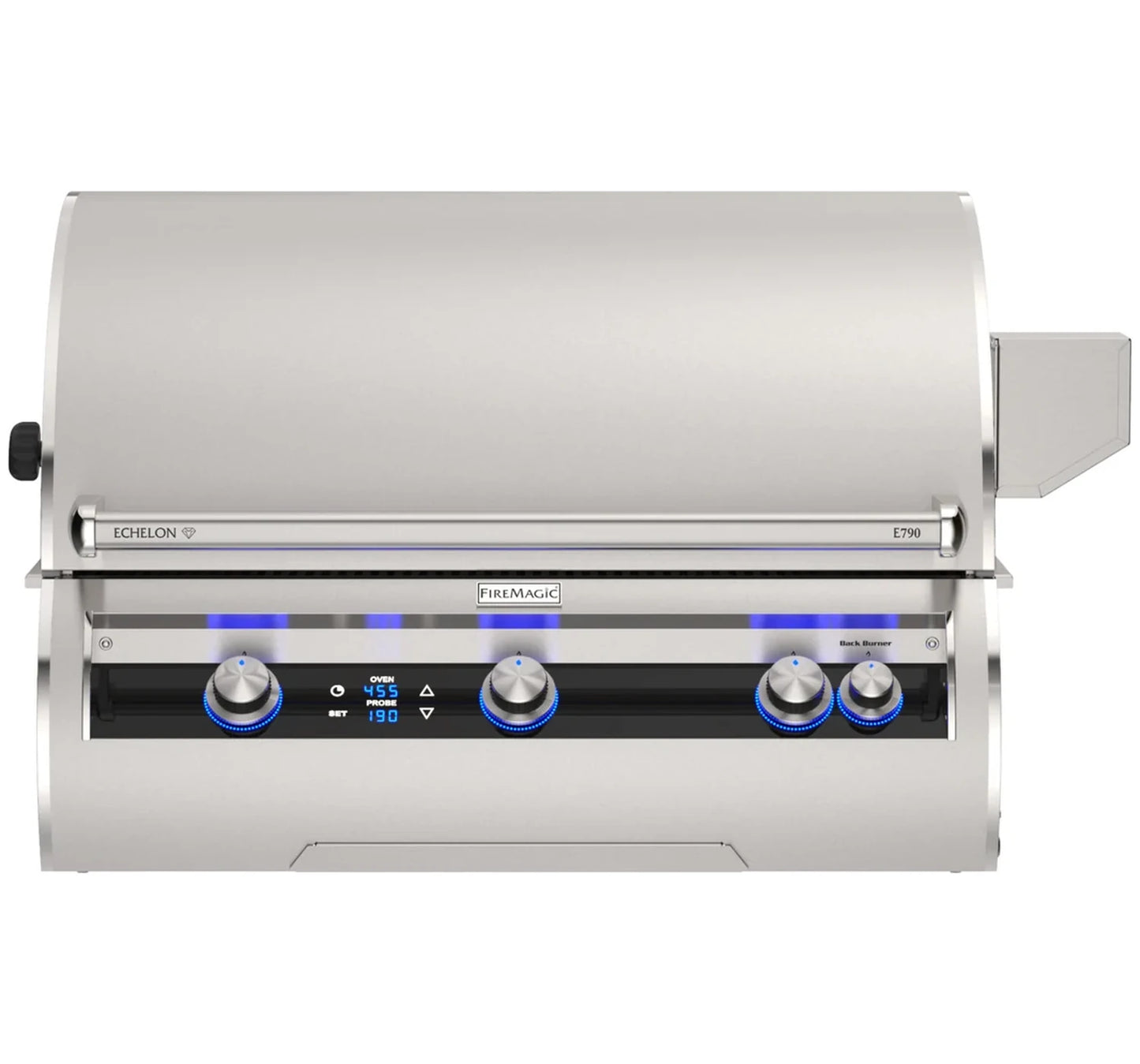 Fire Magic Echelon Diamond E790i 40" 3-Burner Built-In Gas Grill With Rotisserie Kit, Digital Thermometer and Optional Magic View Window